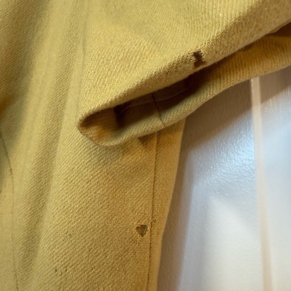 Vintage Elegant Mustard Short Sleeve Dress - Picture 5 of 8